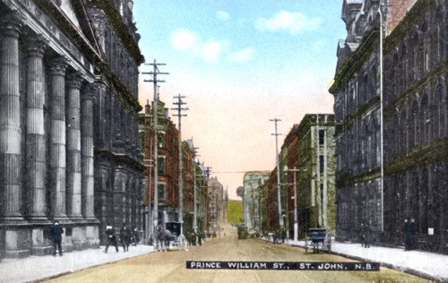 Prince William Street, Saint John, New Brunswick, Canada, c1900s. Artist: Unknown