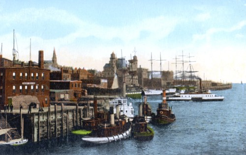 Saint John harbour, Saint John, New Brunswick, Canada, c1900s. Artist: Unknown