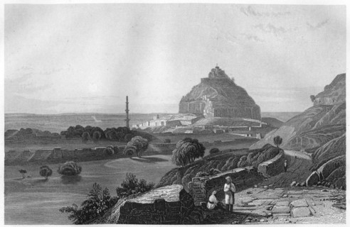 The Fortress of Dowlatabad in the Deccan Plateau, India, c1860. Artist: Unknown