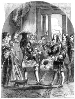 James II taking leave of Louis XIV, 1680s, (19th century). Artist: Unknown