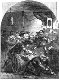 Arrest of Jacobites, (19th century). Artist: Unknown