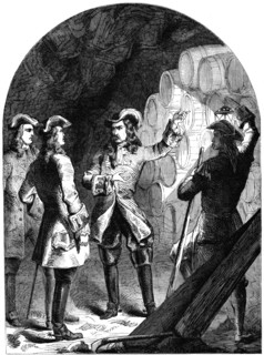 D'Asfeldt and the English officers in the mine, 18th century (19th century). Artist: Unknown