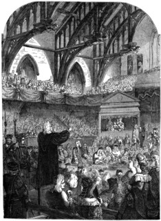 The trial of Dr Sacheverel, 18th century (19th century). Artist: Unknown