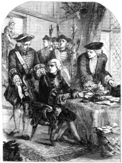 Arrest of Sir William Wyndham, c1715, (19th century). Artist: Unknown