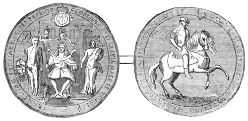 Great Seal of George II, mid 18th century, (19th century). Artist: Unknown