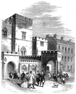 The entrance to the old House of Lords, 18th century (19th century). Artist: Unknown