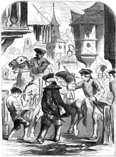 The arrest of Charles Belleisle at Elbingerode, Germany, 1744 (19th century). Artist: Unknown