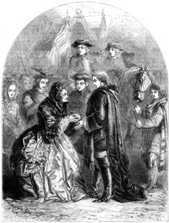 Mrs Skyring welcoming the Young Pretender, 18th century (19th century).Artist: TE Nicholson