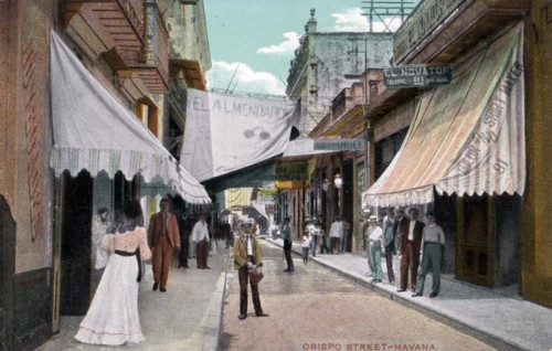 Obispo Street, Havana, Cuba, early 20th century. Artist: Unknown