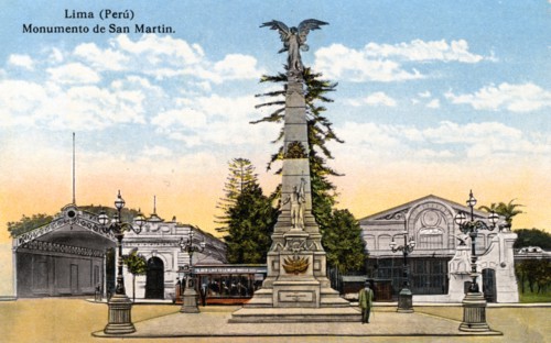 Monument to General San Martin, Lima, Peru, early 20th century. Artist: Unknown