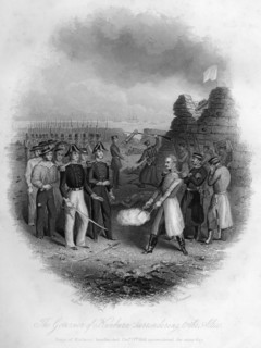 The Governor of Kinburn surrendering to the allies, Crimean War, 17 October 1855, (1857). Artist: G Greatbach