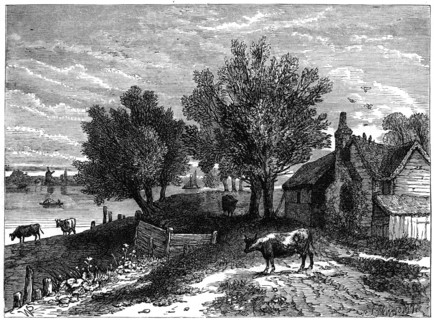 Millbank, London, c1800 (1891). Artist: Unknown