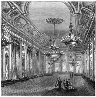 The ballroom at Willis's Rooms, London, 1891. Artist: Unknown