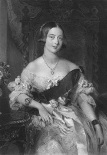 Queen Victoria (1819-1901), 1851.Artist: Frederick Bacon