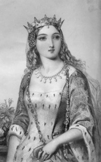 Margaret of Anjou (1430-1482), queen consort of King Henry VI, 1851.Artist: WJ Edwards