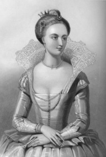 Anne of Denmark (1665-1714), queen consort of King James I, 1851.Artist: WH Mote