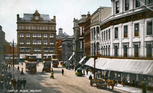 Castle Place, Belfast, early 20th century.Artist: Valentine & Sons Publishing Co