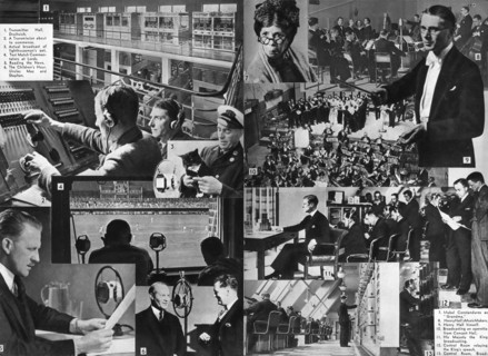 'A visit to the BBC', 1937. Artist: Unknown