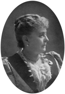 Caroline Lavinia Scott Harrison, wife of President Benjamin Harrison, late 19th century, (1908). Artist: Unknown