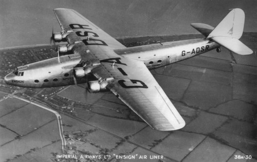 'Imperial Airways Ltd Ensign Air Liner', c1930s. Artist: Unknown