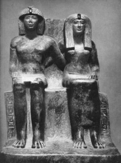 Pharaoh Thutmose IV and his queen, 1933-1934. Artist: Unknown