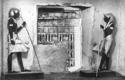 The first glimpse of Tutankhamun's tomb, Egypt, 1933-1934. Artist: Unknown