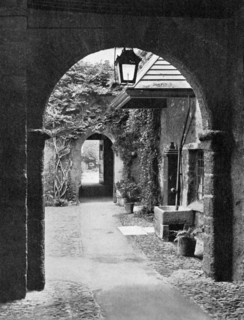 Old court in the precincts of Exeter Cathedral, Devon, 1924-1926. Artist: E Bastard