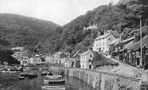 Lynmouth harbour, Devon, 1924-1926. Artist: Unknown