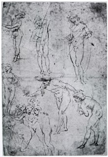 Studies for 'The Adoration of the Magi', 15th century, (1954). Artist: Leonardo da Vinci