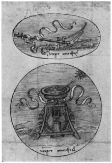 Emblem; 'Hostinato Rigore' (detail), late 15th or early 16th century (1954). Artist: Leonardo da Vinci