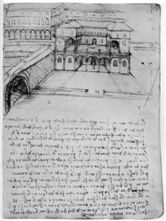 Plan for an ideal city, 1488-1490 (1954).Artist: Leonardo da Vinci