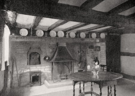 Interior of Anne Hathaway's Cottage, Stratford-upon-Avon, Warwickshire, England, 1924-1926. Artist: Unknown