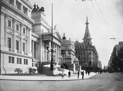 Congress Hall and Avenida Callao, Buenos Aires, Argentina. Artist: Unknown