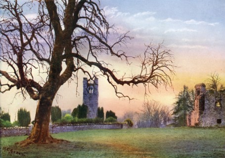 Ruins on the Hill of Slane, County Meath, Ireland, 1924-1926. Artist: MC Green