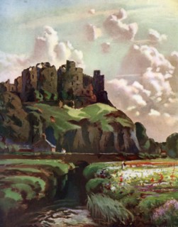 Harlech Castle, Merionethshire, Wales, 1924-1926. Artist: Louis Burleigh Bruhl