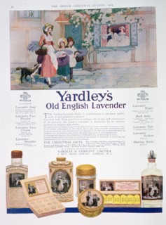 Advert for the Yardley's Old English Lavender range, 1923. Artist: Unknown