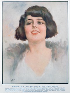 Pond's Cream advert, 1928. Artist: Unknown