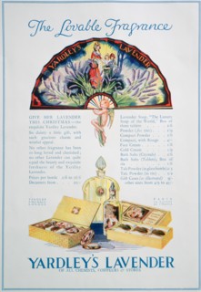 Advert for Yardley's Lavender perfume and cosmetics, 1928. Artist: Unknown