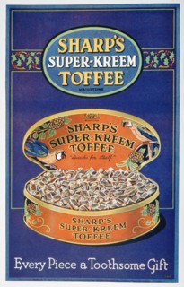 Advert for Sharp's Super-Kreem Toffee, 1928. Artist: Unknown