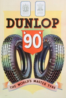 Advert for Dunlop '90' tyres, 1935. Artist: Unknown