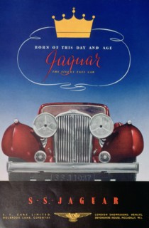Advert for the Jaguar SS car, 1937. Artist: Unknown