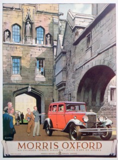 Advert for the Morris Oxford motor car, 1930. Artist: Unknown
