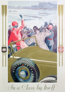 Advert for Dunlop tyres, 1932. Artist: Unknown