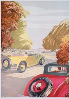 Advert for Dunlop tyres, 1934. Artist: Unknown