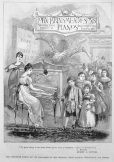 Advertisement for Brinsmead pianos, 1899 Artist: Unknown