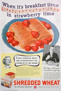 Advert for Shredded Wheat, 1936. Artist: Unknown