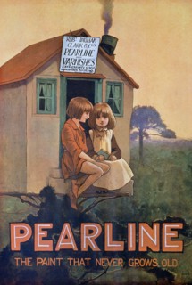 Pearline paint advert, 1920s. Artist: Unknown