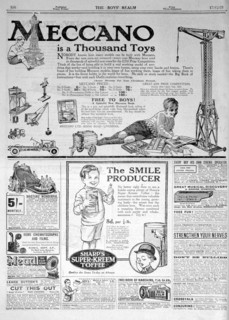 An advertising page in The Boy's Realm, Christmas 1921. Artist: Unknown