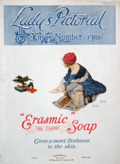 Advert for 'Erasmic' soap, 1918. Artist: Unknown