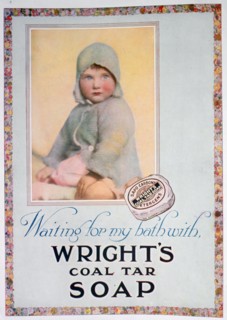 Advert for Wright's coal tar soap, 1924. Artist: Unknown